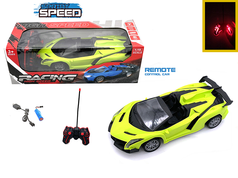 1:18 4-Channel Remote Control Lamborghini Convertible Car