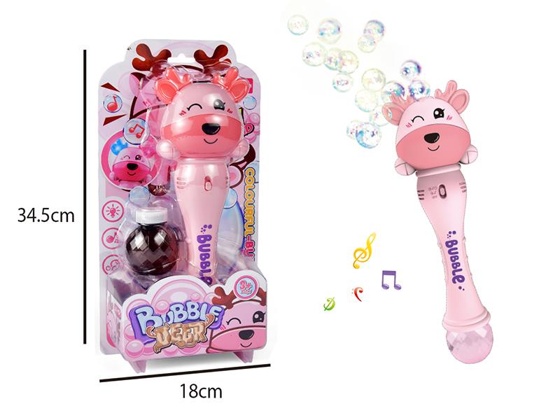 Electric Deer Bubble Stick(Light And Music)