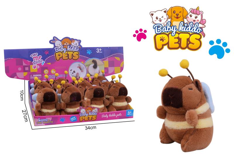 Plush String Plush Capybara Keychain Pendant 9PCS