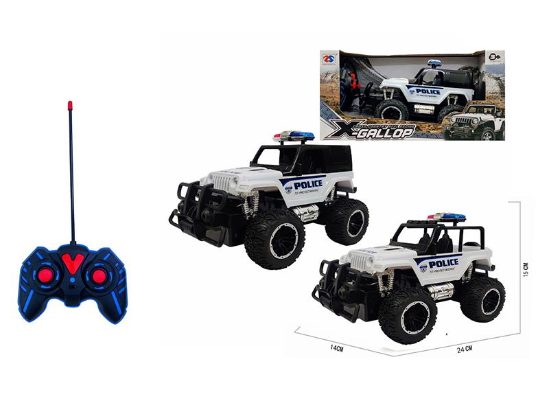 4-Channel Remote Control Wrangler Police Car