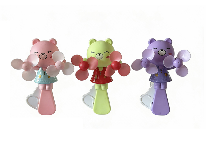Cartoon Bear Hand Fan