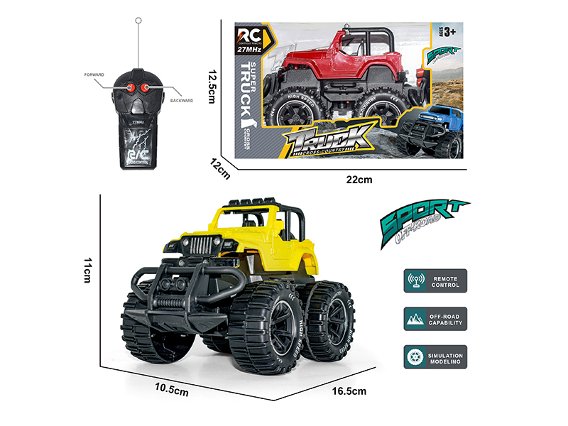 2-Channel Remote Control Wrangler Off-Road Vehicle