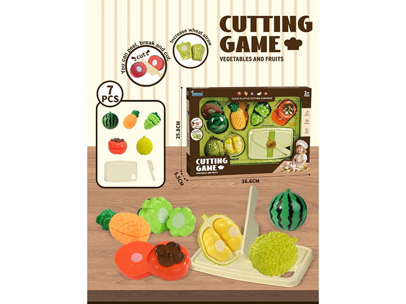 7 Pieces Of Peeled And Sliced Fruits