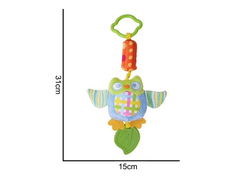 Plush Wind Chime Nightingale Pendant Baby Comfort Plush Animal Toy