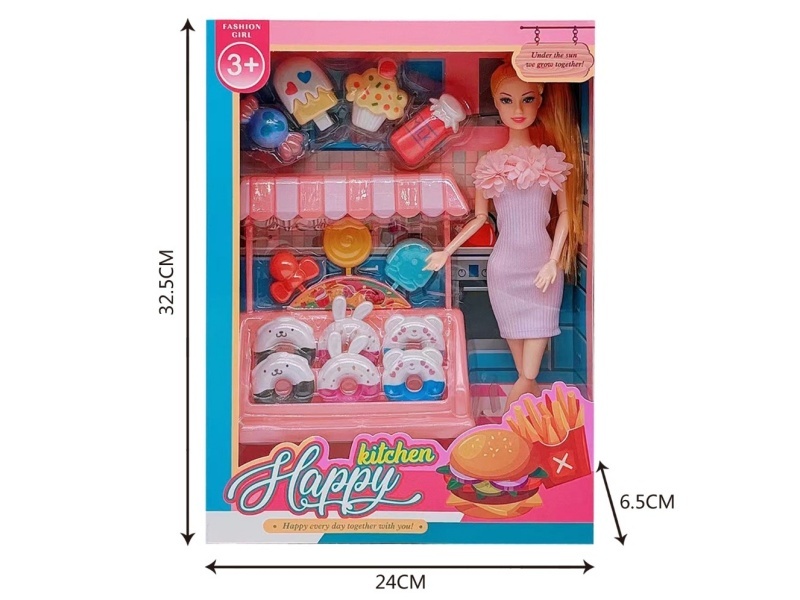 11.5 "Doll With Accessories