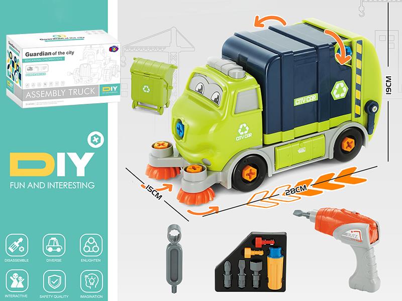 Electric Disassembly And Assembly Garbage Truck