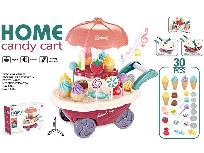 Mini Candy Cart With Light ,Music