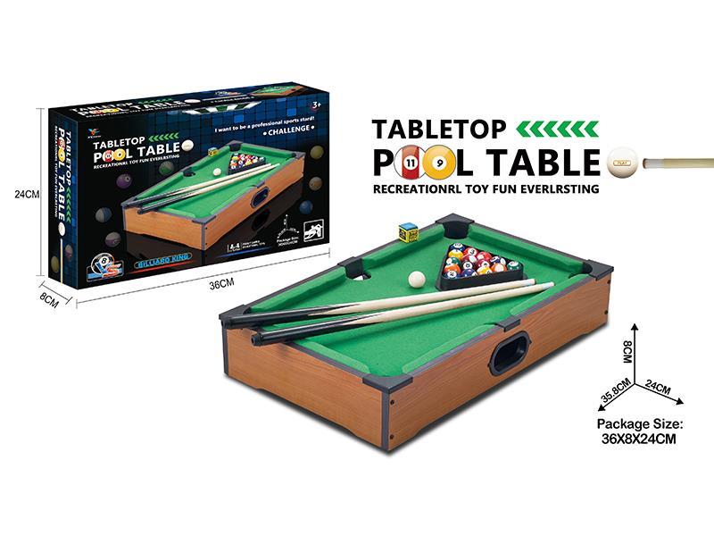 Wooden Tabletop Pool Table