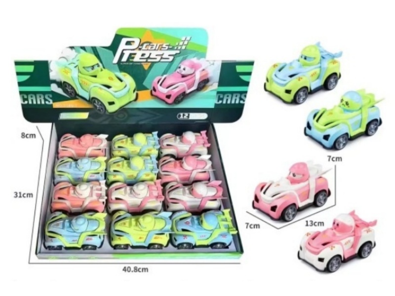 Press Racing Cars 12pcs