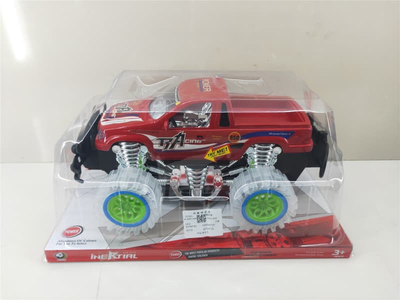 Transparent Wheel  Friction Car (With Lights And Music)
