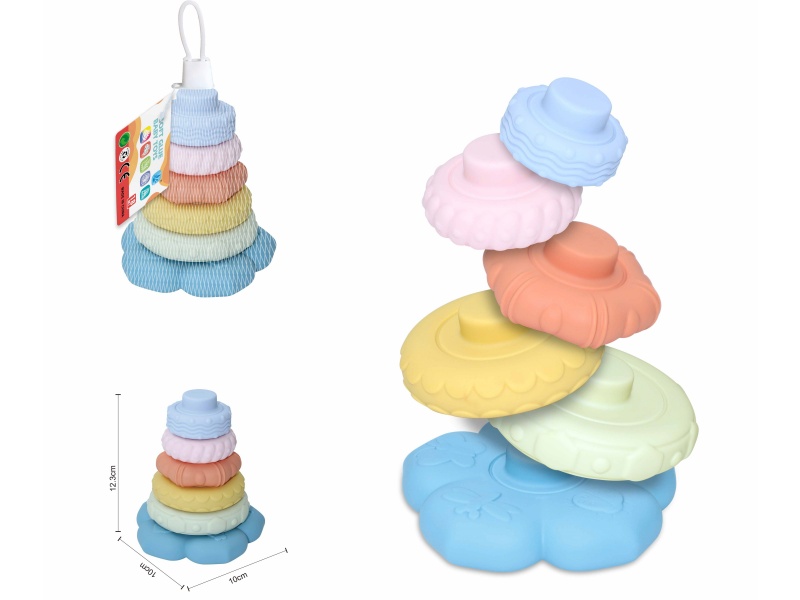 Soft Plastic Stacking Toy 6pcs
