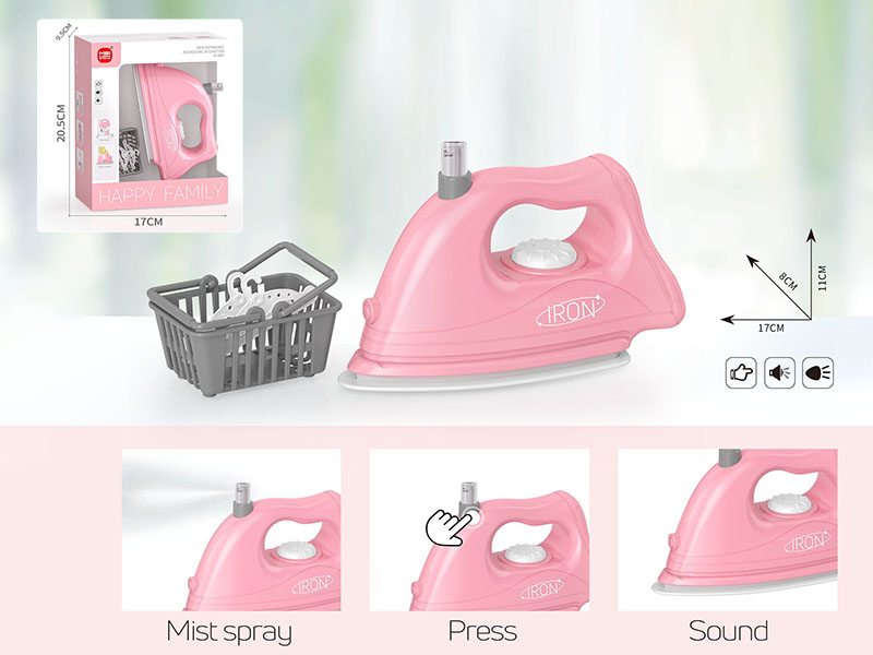 Electric Iron With Lights And Spray