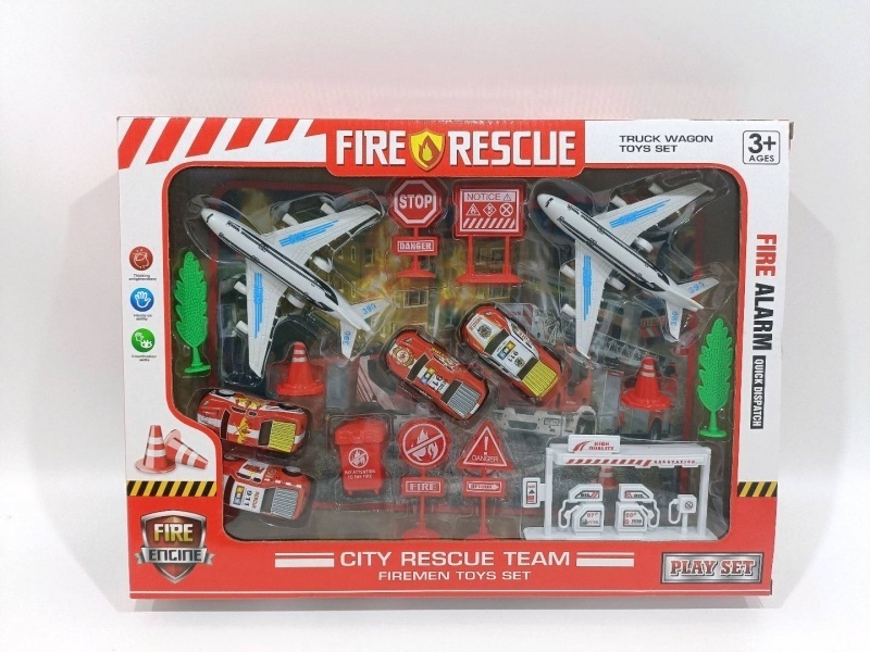 Fire-Fighting Airport Iron Sheet Vehicle Set