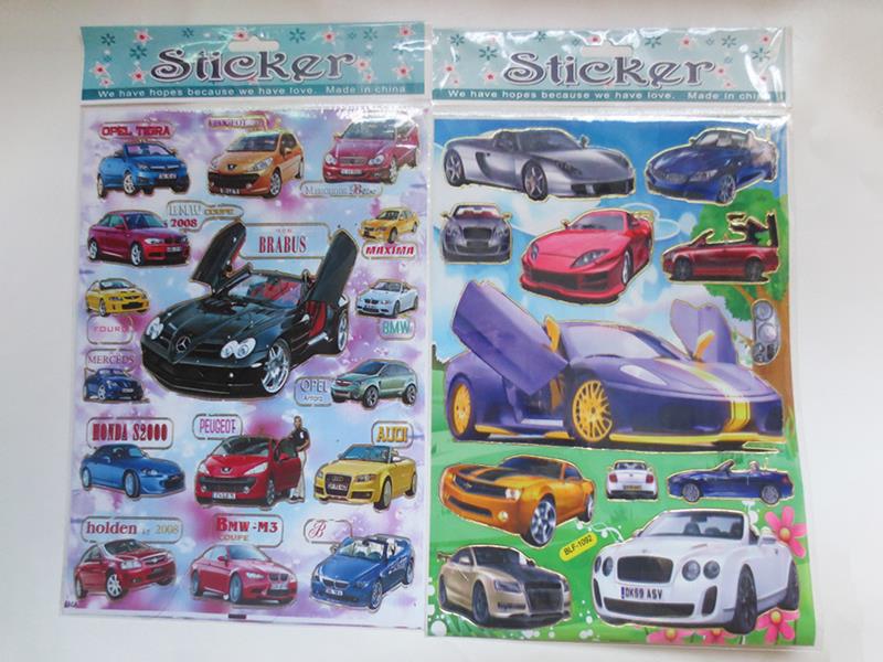 DIY Model Car Stickers