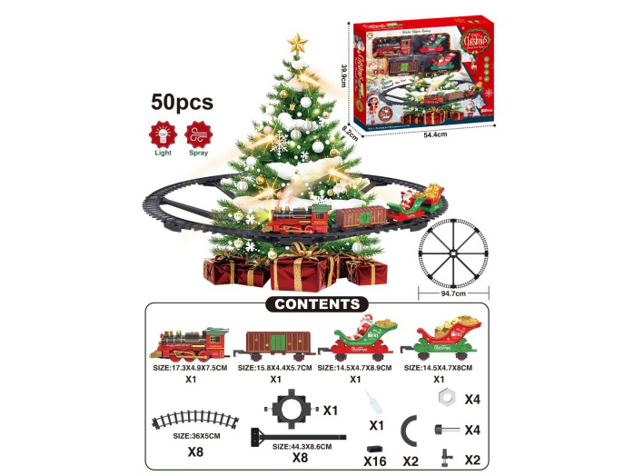 Classical Electric Track Train (Christmas Model)