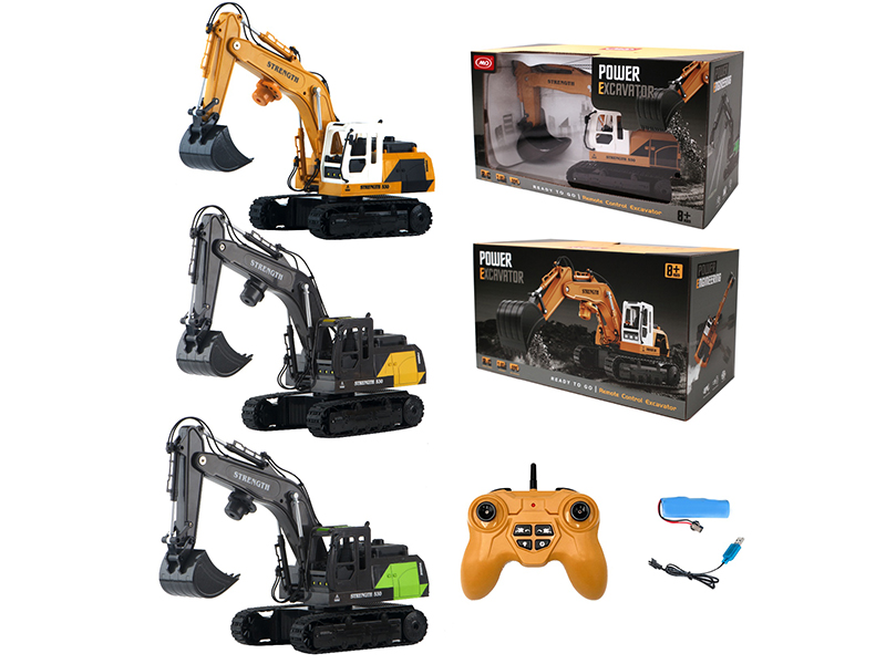 1:20 14CH Remote Control Alloy Excavator With Spray, Projection