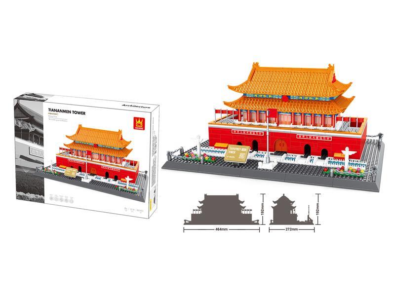 820PCS The Tian An Men of Beijing-China Building Blocks