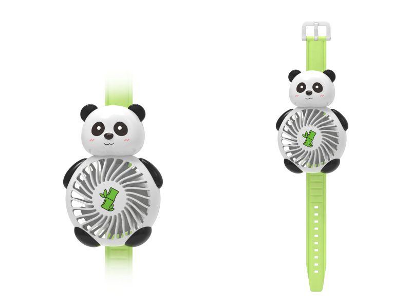 Usb Charging (Panda) Watch Small Fan