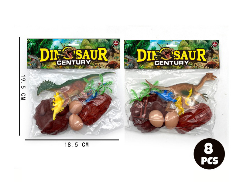 Dinosaur Combination: 8 Pcs