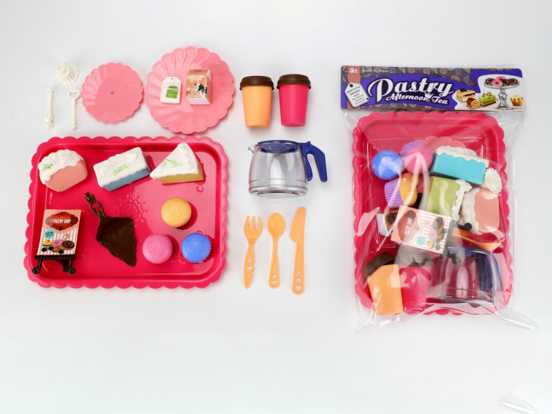 Tea Tableware, Pastries And Desserts Series