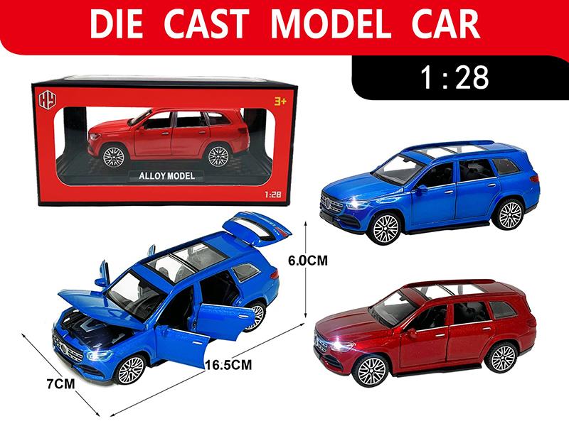1:28 Pull Back Alloy Car