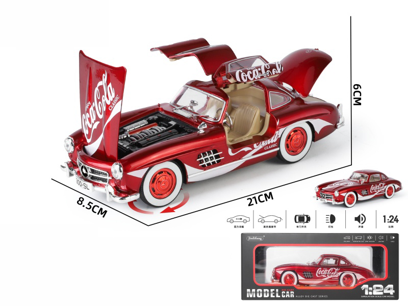 1:24 Mercedes-Benz SL30 Coca Cola Version Alloy Car