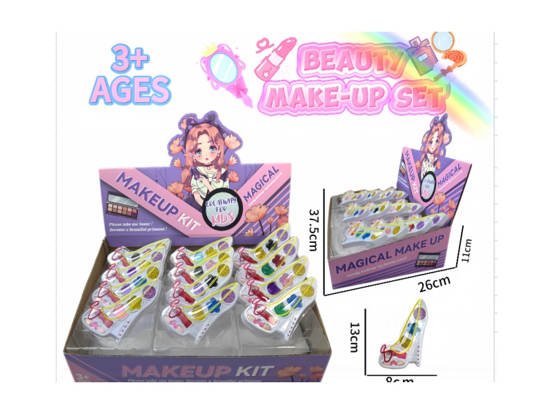 Children's makeup high heels