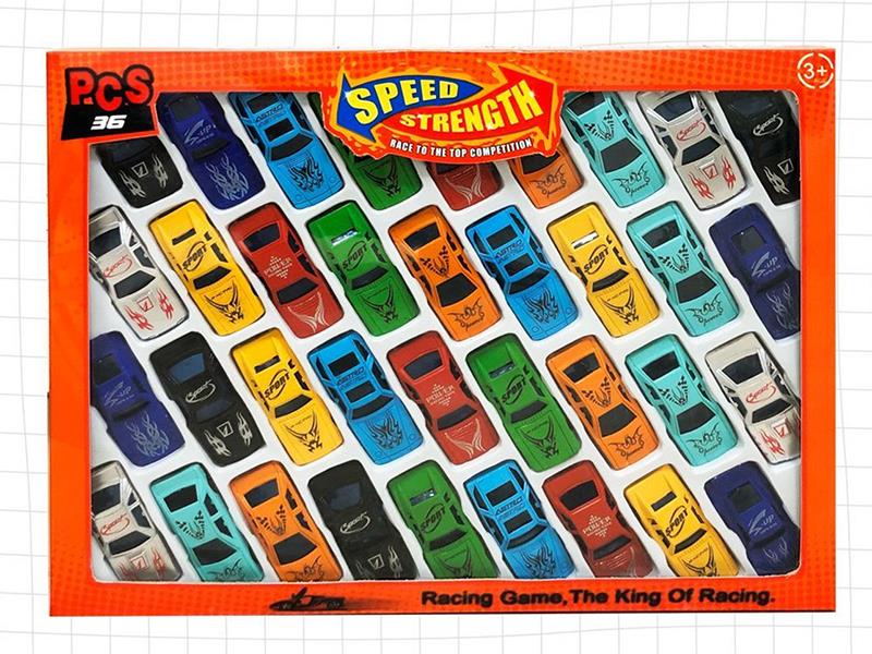 36pcs Slide Cars