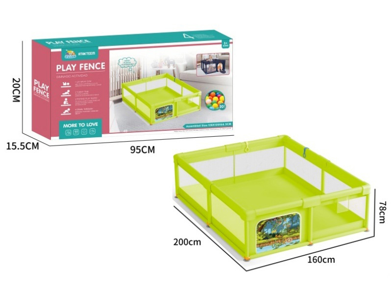 Frog Square Fence Toy