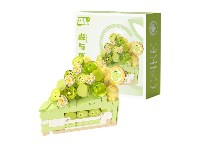 Green Grape Cake Building Blocks 338PCS