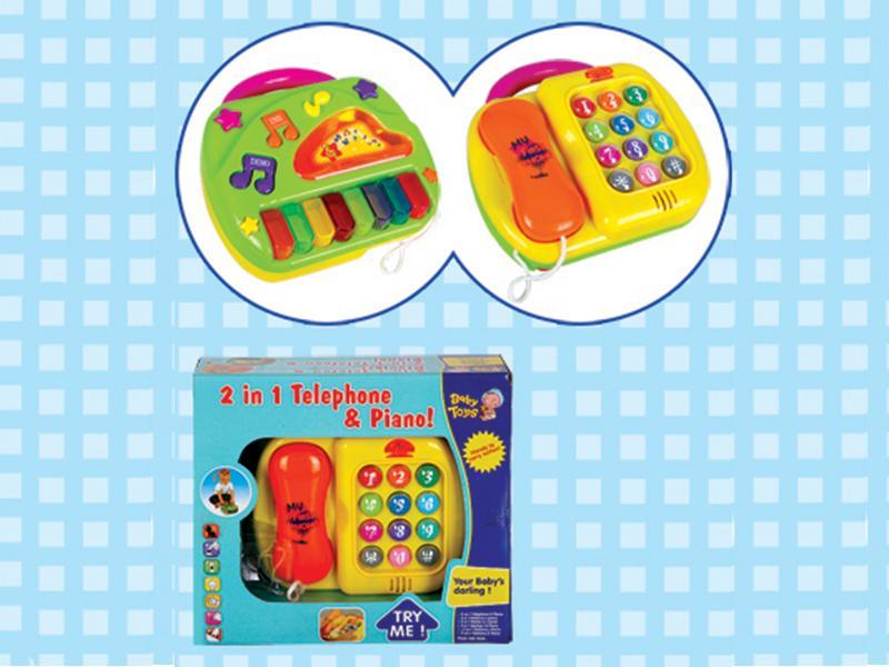 2 In 1 Telephone Piano