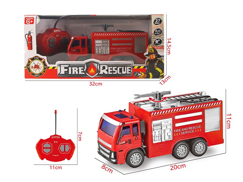 4-Channel Remote Control Fire Sprinkler Truck