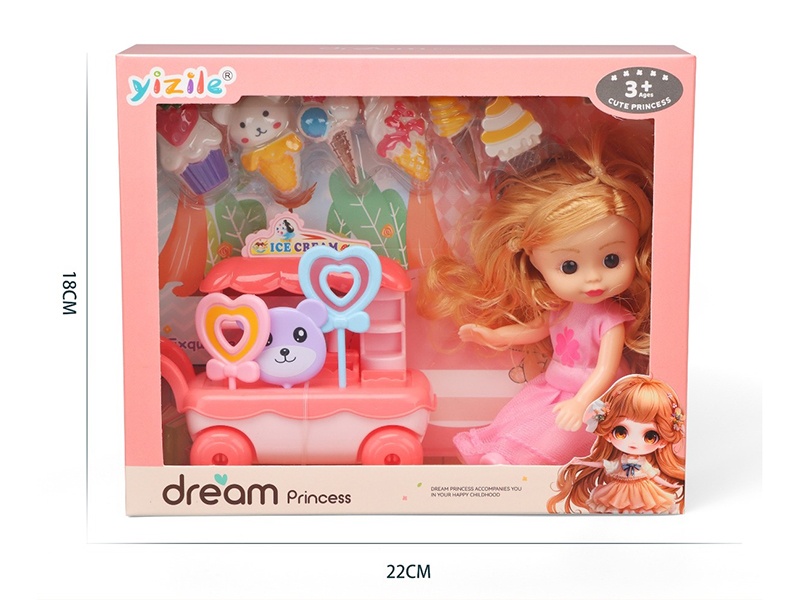 A 6-Inch Girl Playing House