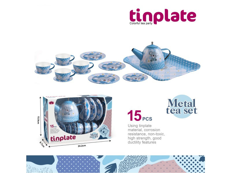 Tinplate Teapot: Little Grizzly Bear