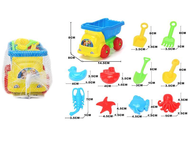 Beach Car Set 11pcs
