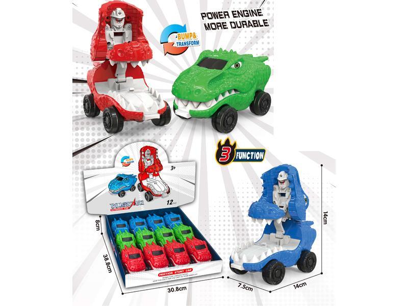 12PCS Transformable Dinosaurs Toy