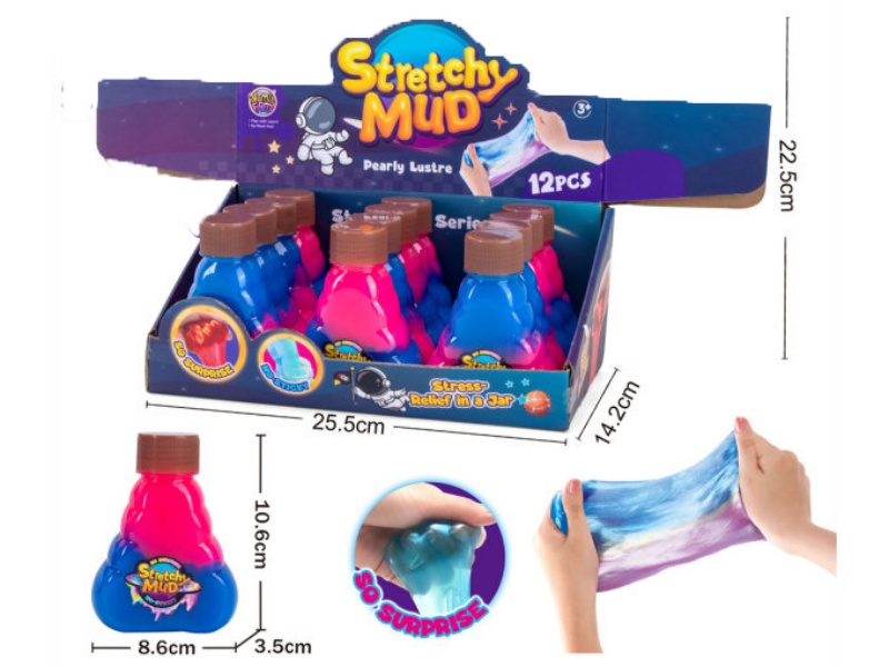 Wavy Bottle Of Slime, 12Pcs/ Box