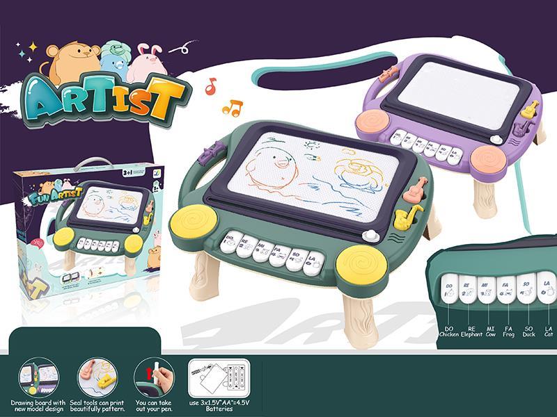 Vertical Multicolor Magnetism Piano Drawing Board