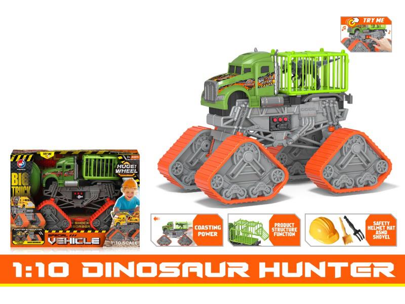 1:10 Spring-Covered Engineering Armored Dinosaur Vehicle [Sound, Light And Music]