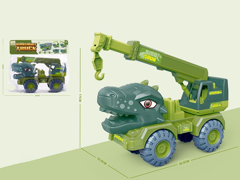 Middle Size Slide Dinosaur Engineering Truck