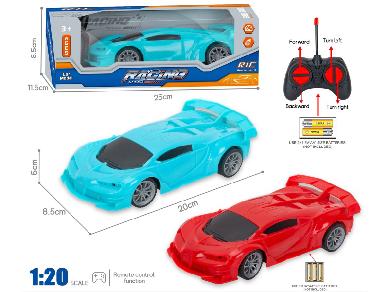 27MHz 1:20 4CH Bugatti Remote Control Car(Not Included Batteries)
