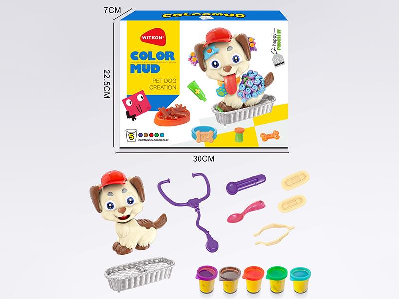 Color Clay Pet Dog Creation Toy