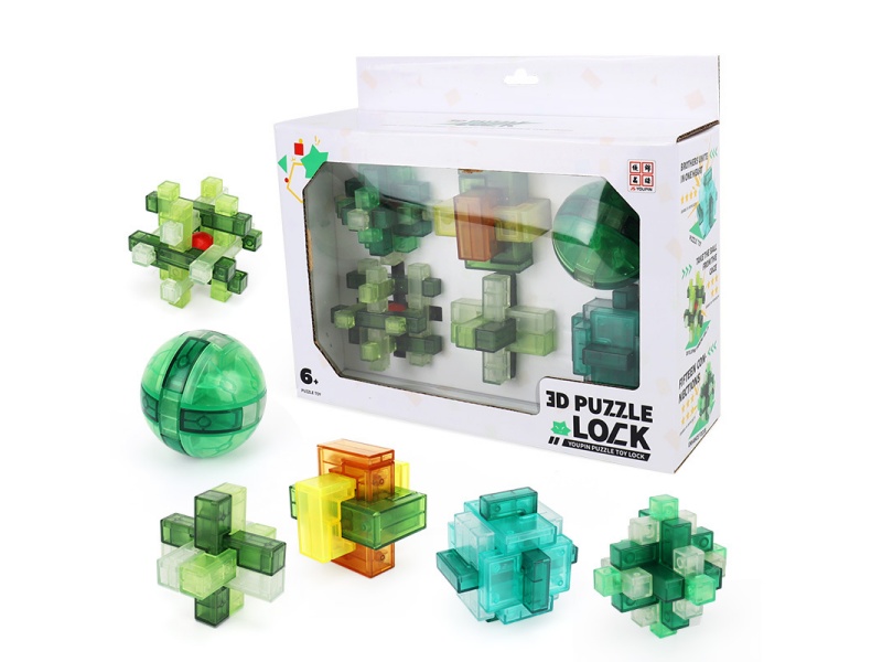 Six Sets Of Lu Ban Lock Sets