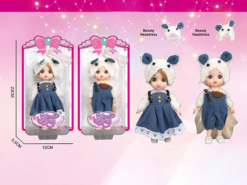 6 Inch 12-Joints Fashion Doll