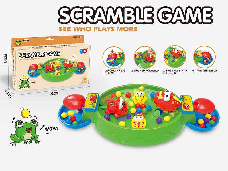 Frog Eating Beads 2-Players Game