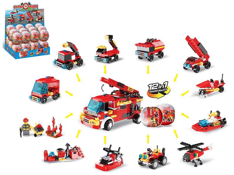 Fire Control Series Building Blocks (12)24PCS