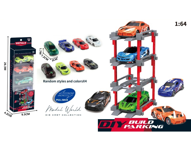 1: 64. Sliding Alloy Car