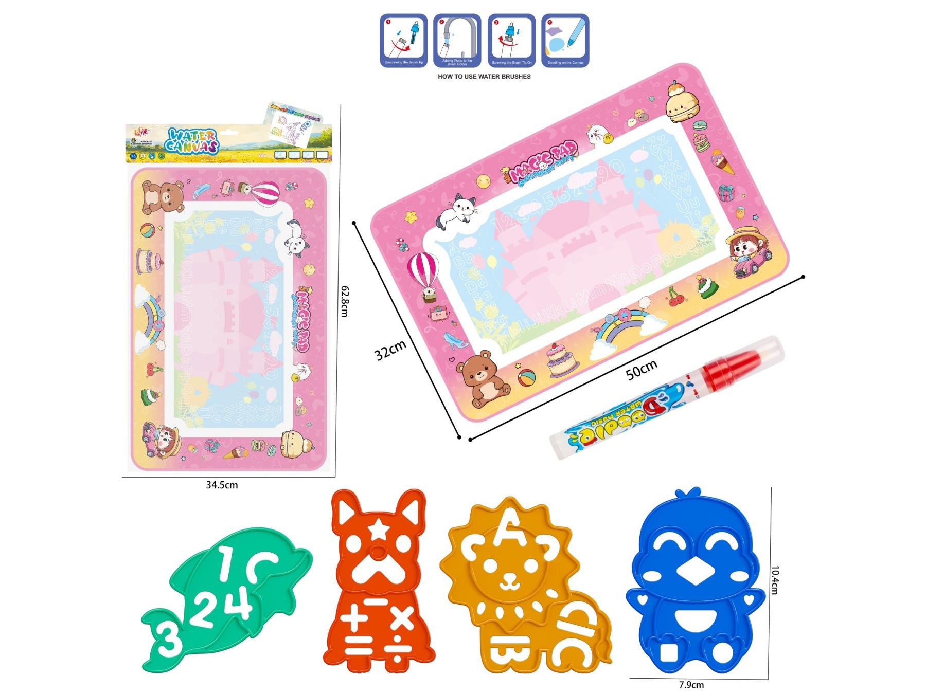 Cartoon Water Canvas