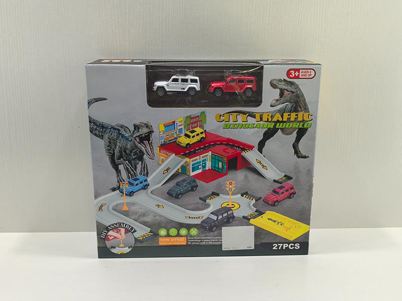 City Traffic Dinosaur World Series Rail Car Toy