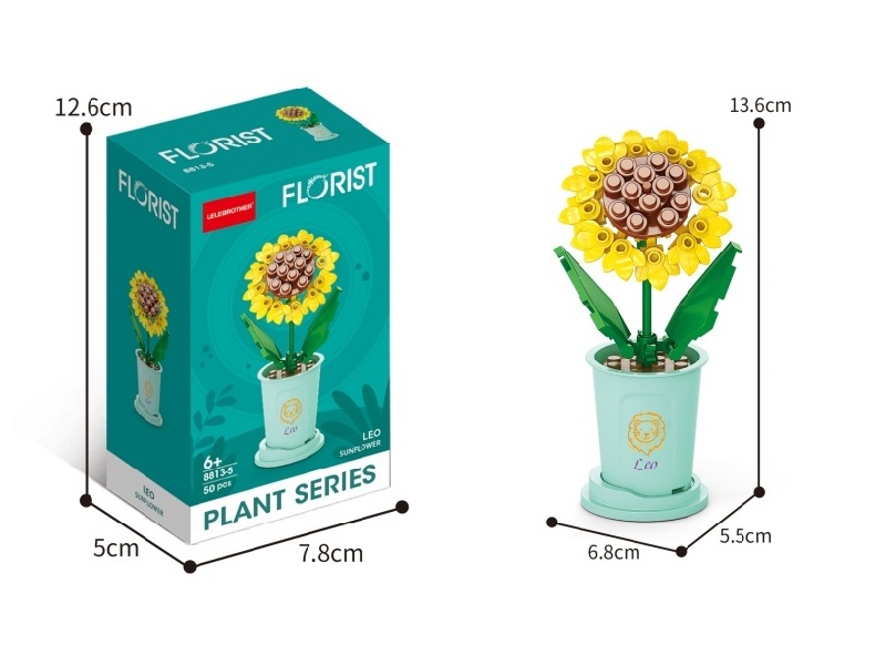 Leo Sunflowers 50 Pcs